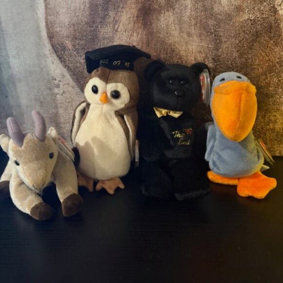 Beanie Babies (4) Total - Picture 1 of 14